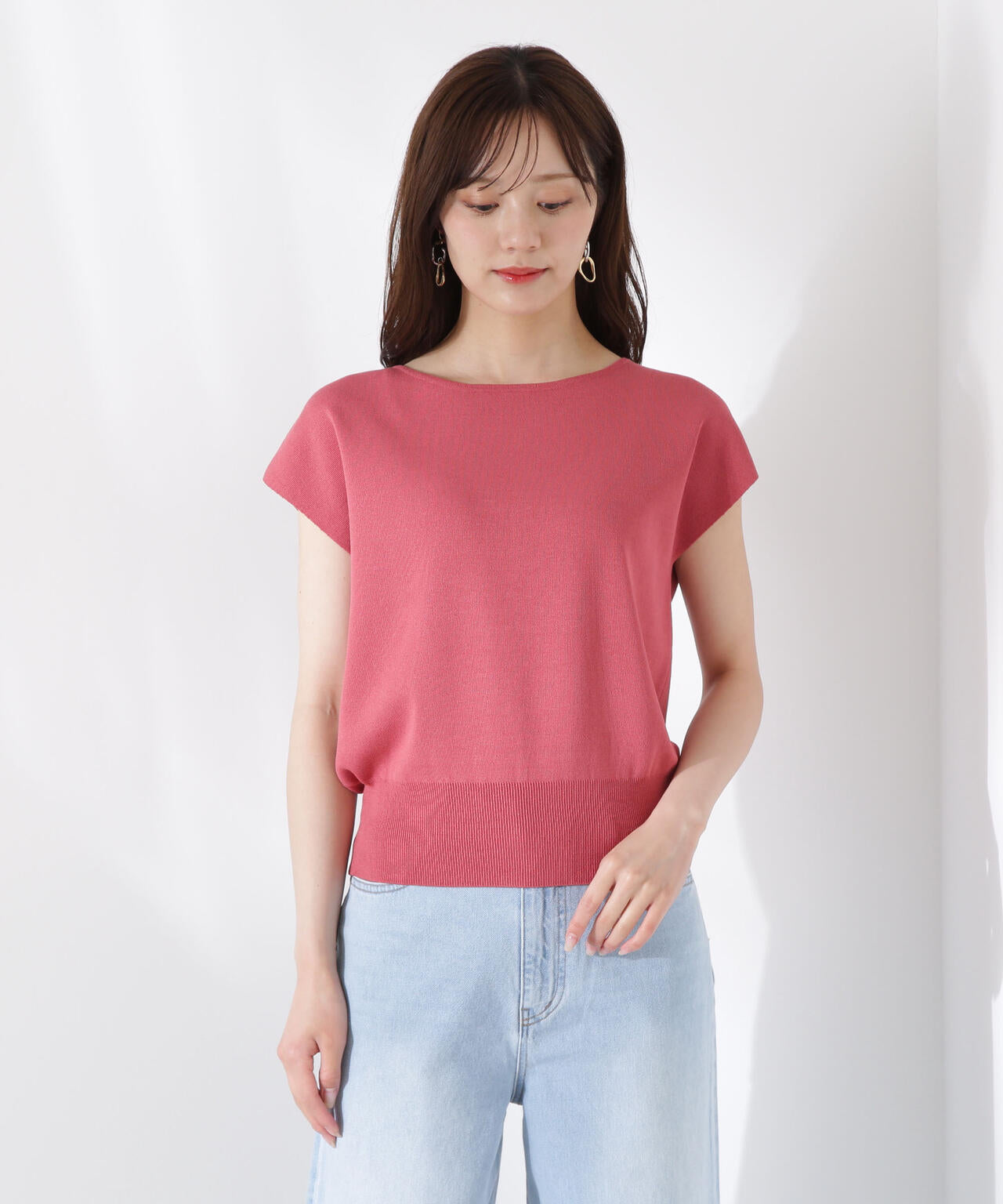 前後2way総針ニット