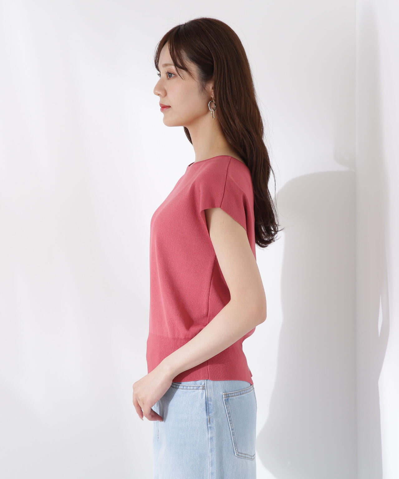 前後2way総針ニット