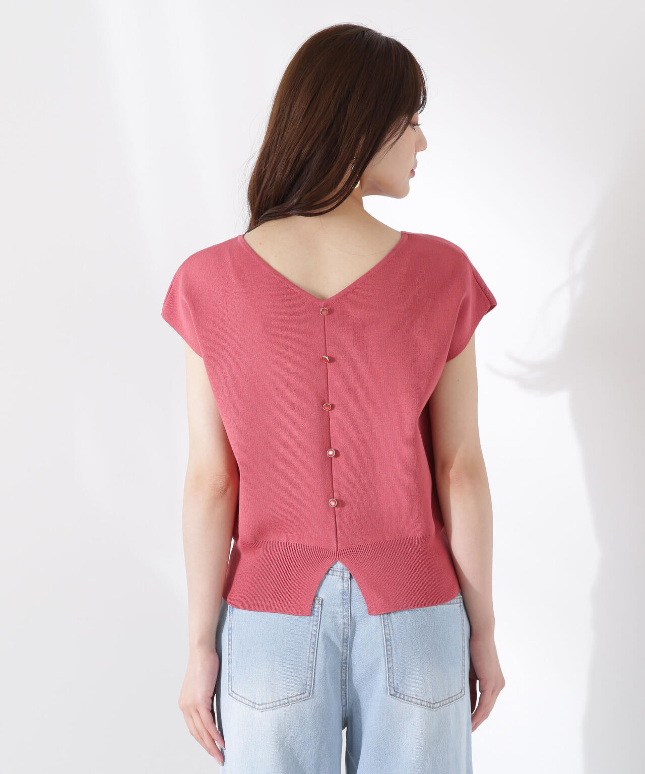 前後2way総針ニット