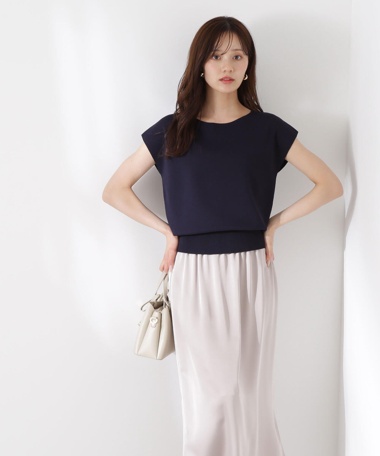 前後2way総針ニット