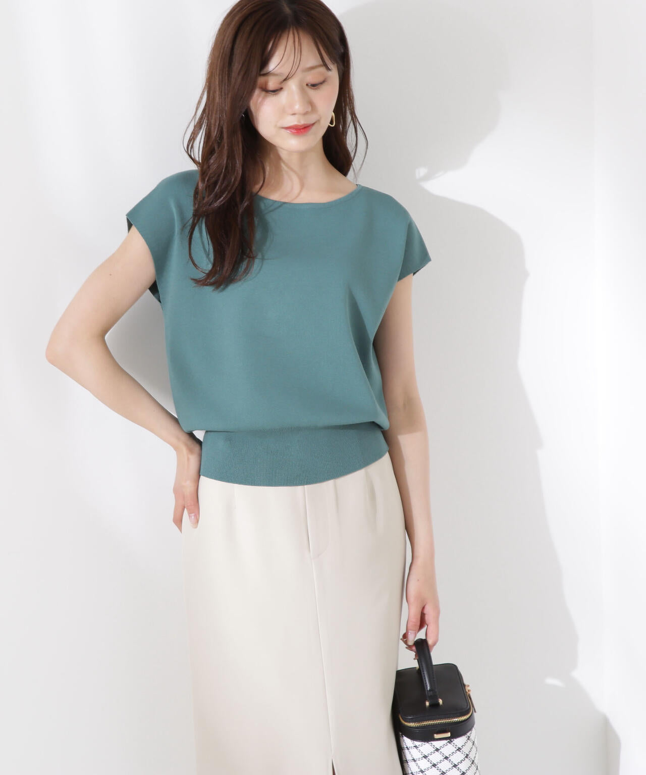 前後2way総針ニット