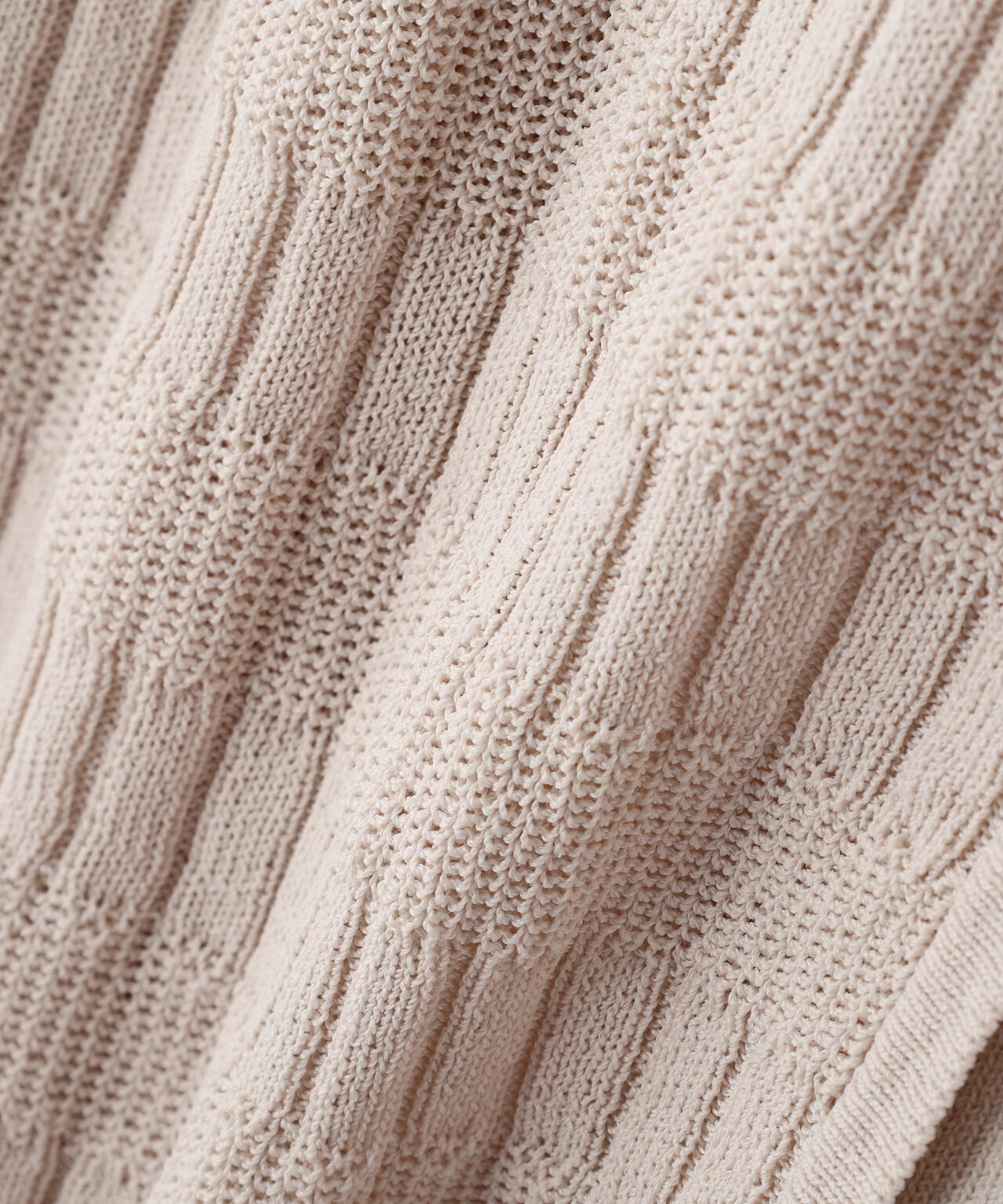 〈接触冷感〉変わり編みニットカーディガン【official site限定】