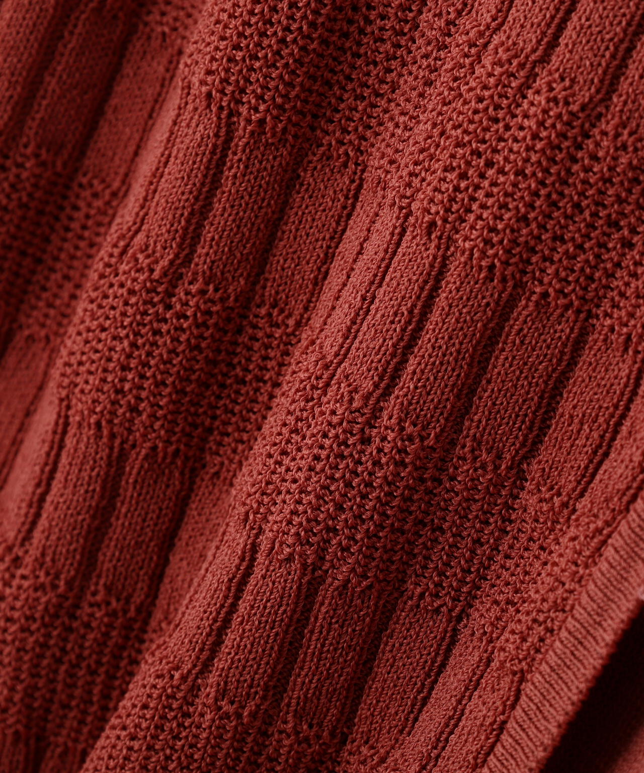 〈接触冷感〉変わり編みニットカーディガン【official site限定】