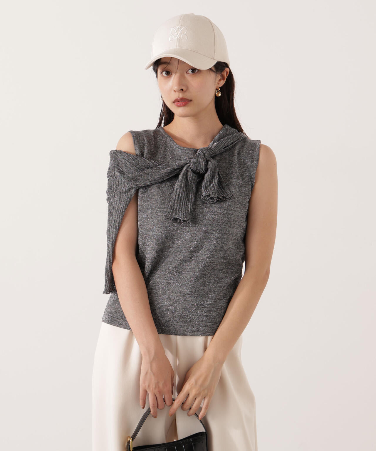 シアーリブニットアンサンブル