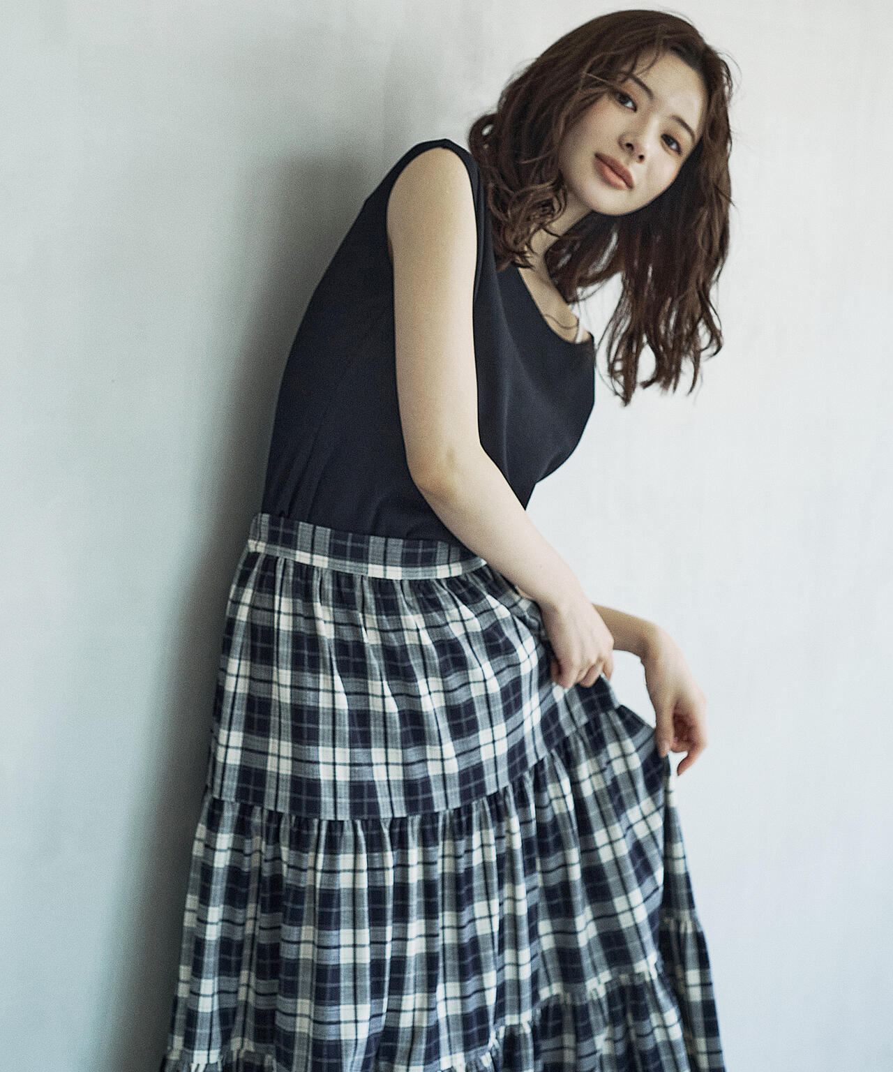 前後2wayリボンニット