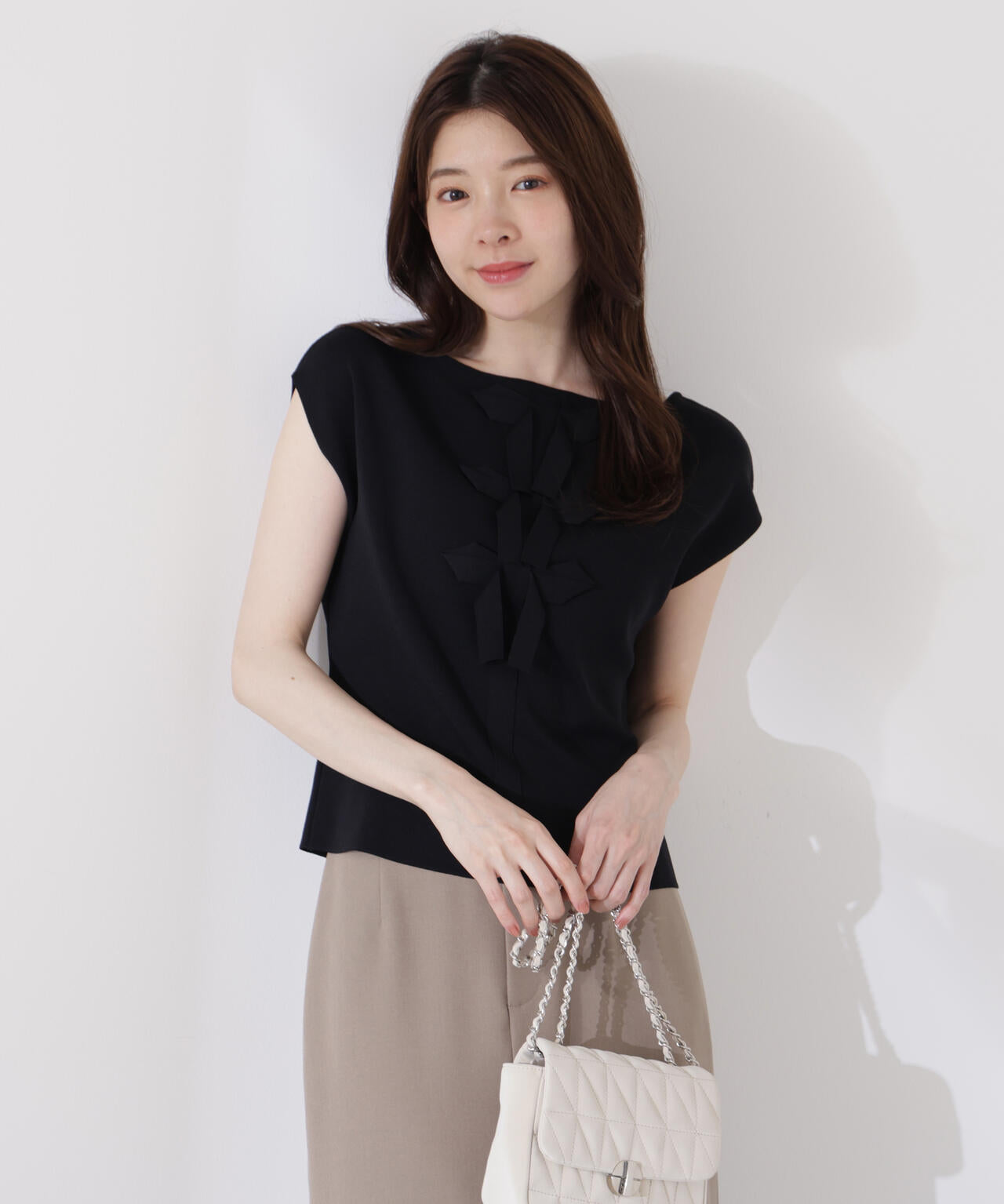 前後2wayリボンニット