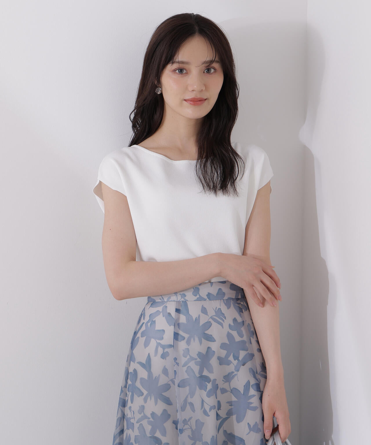 前後2wayリボンニット