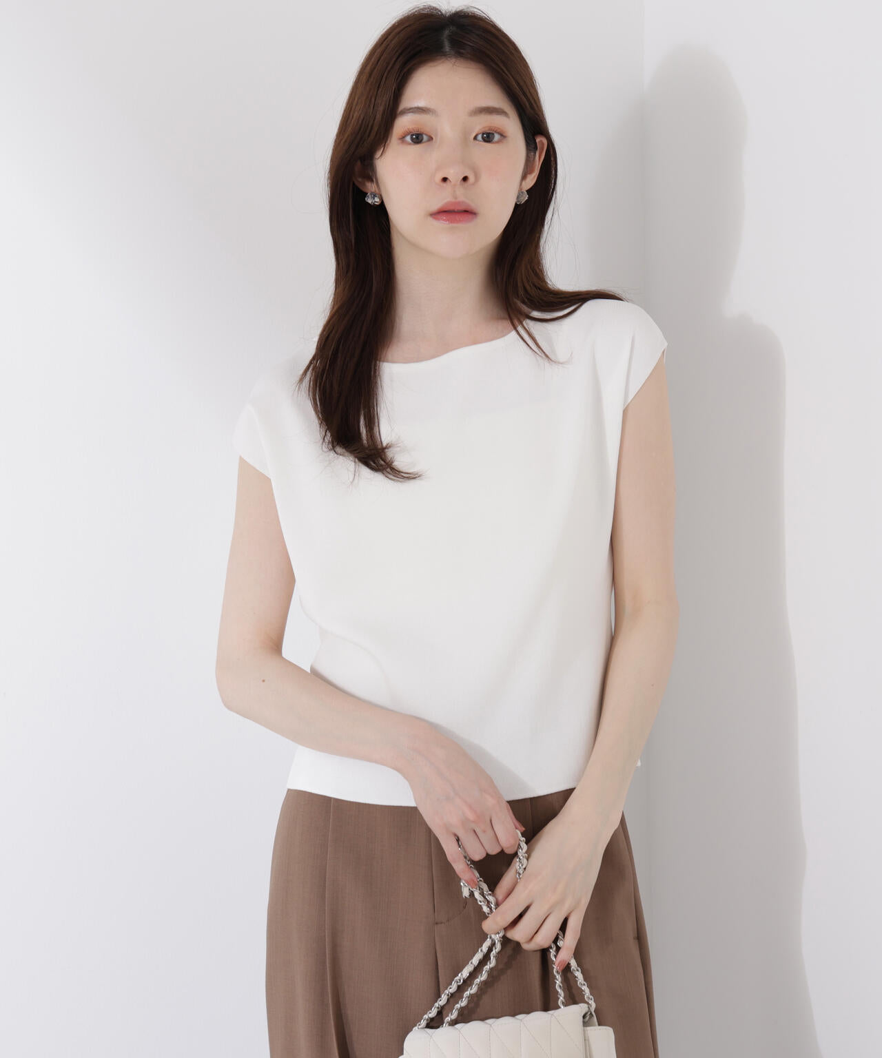 前後2wayリボンニット