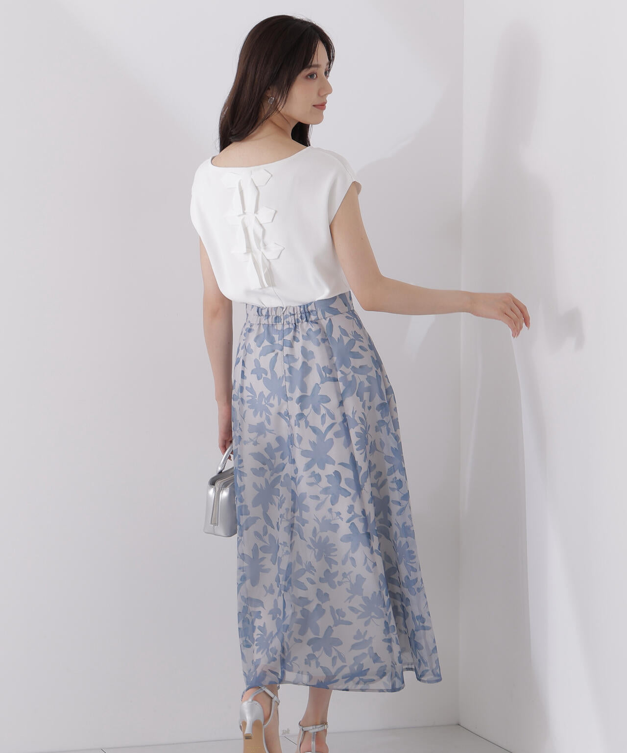 前後2wayリボンニット