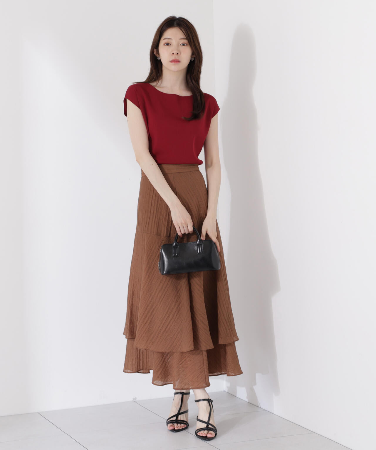 前後2wayリボンニット