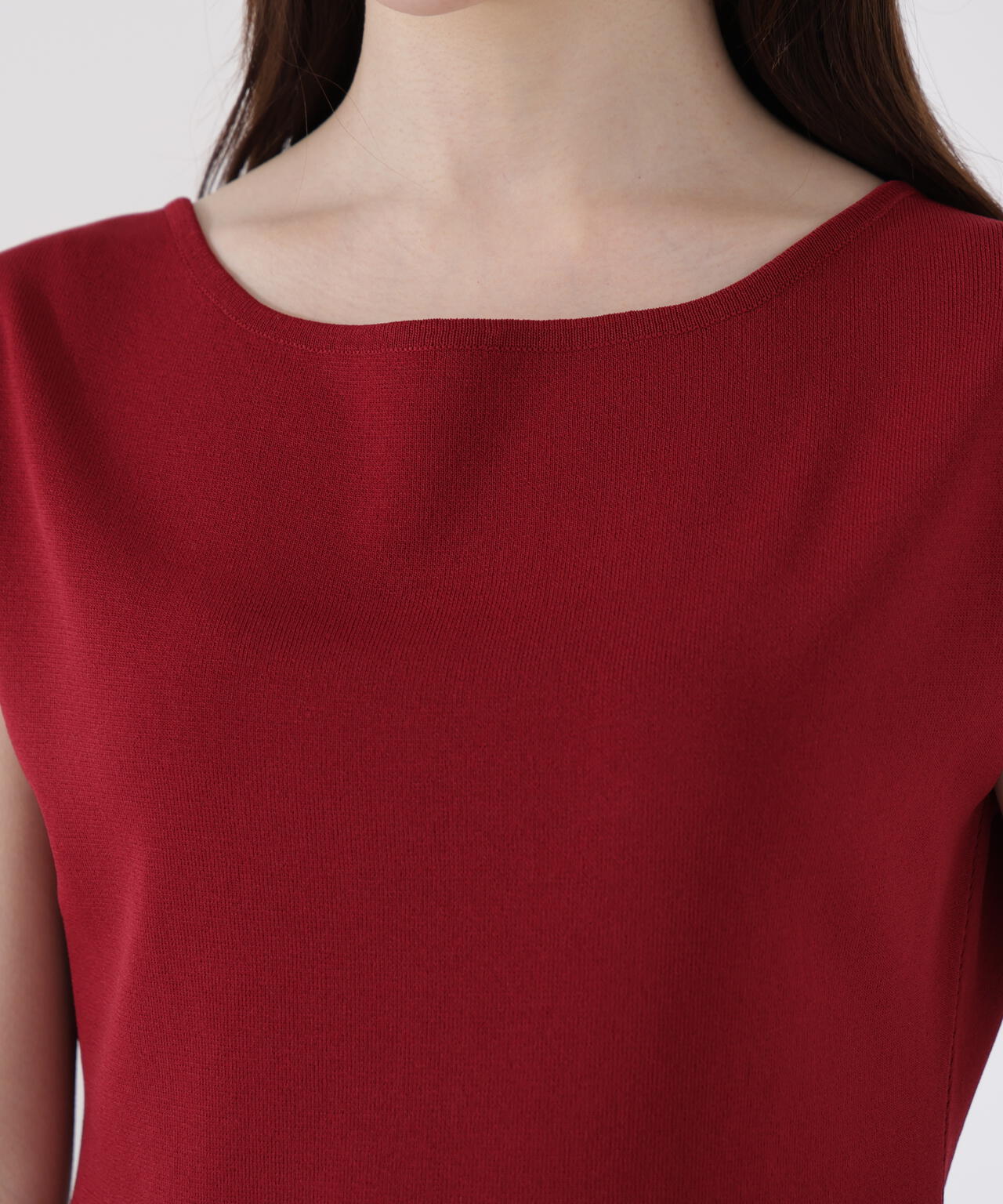 前後2wayリボンニット