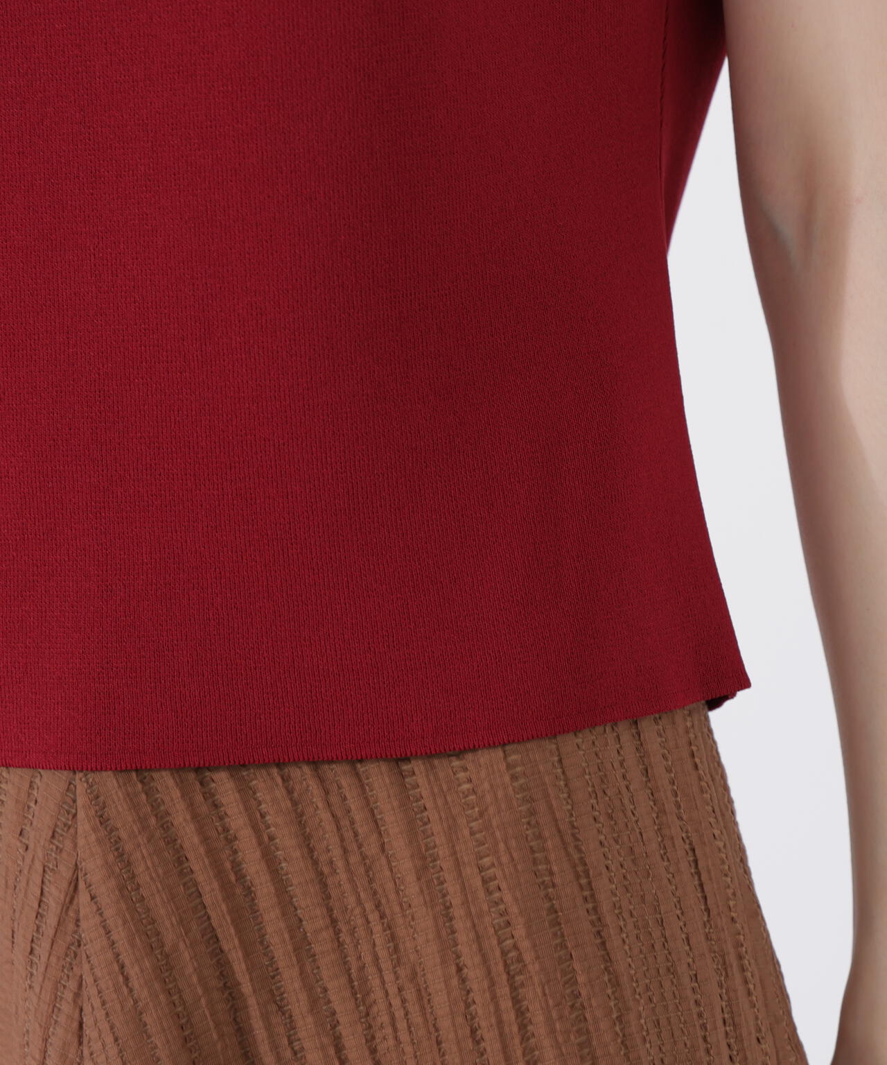 前後2wayリボンニット