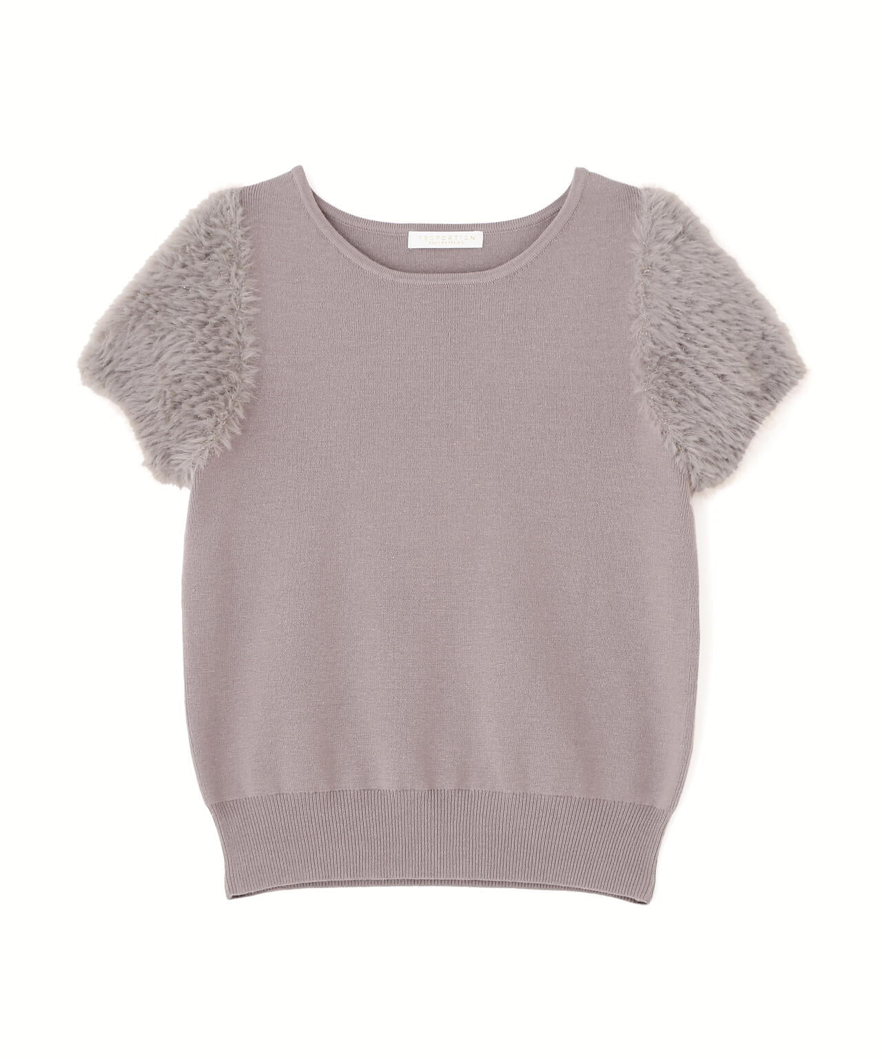 <ハンドウォッシャブル>ドッキングスリーブニット