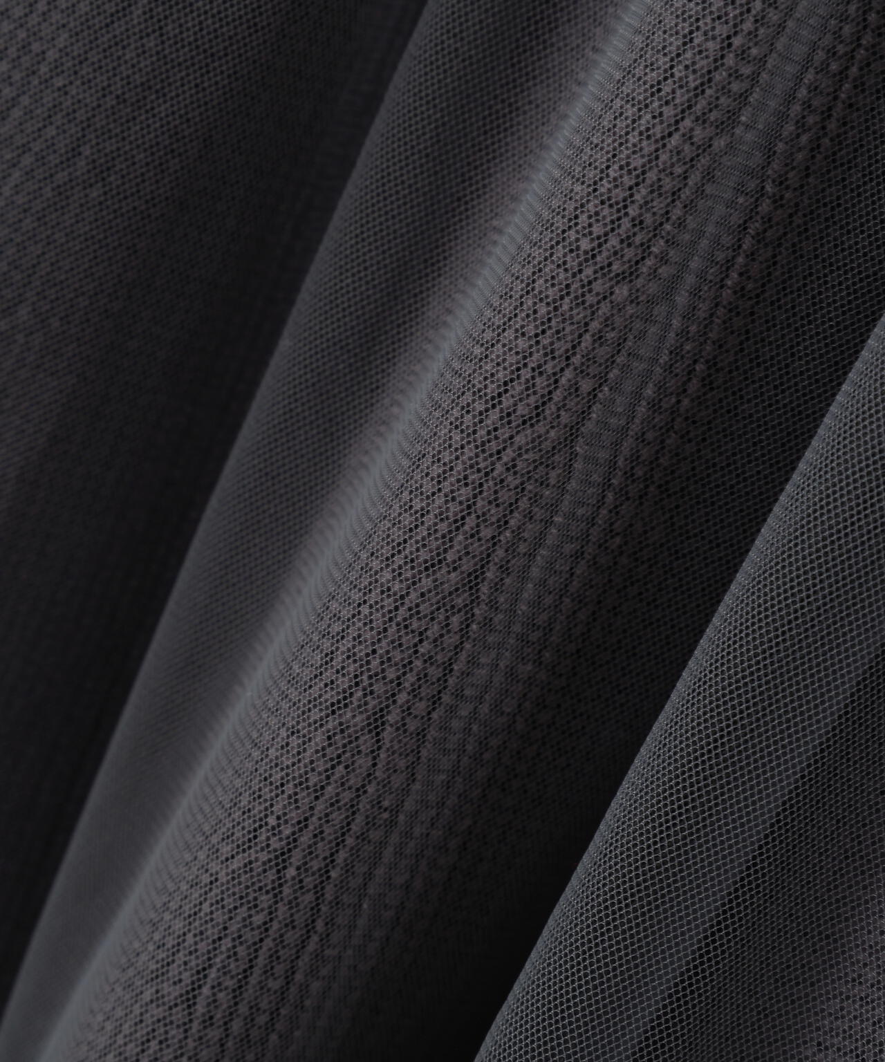 チュールドッキングニットジレ