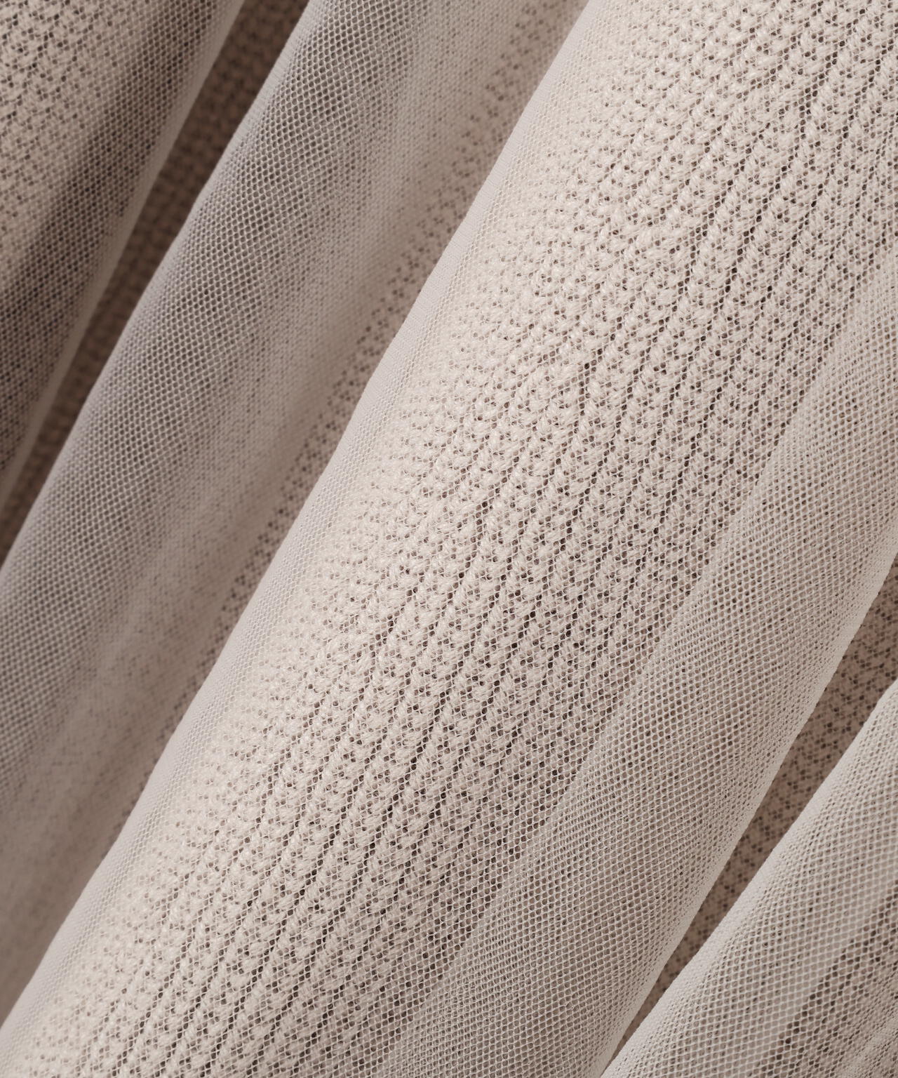 チュールドッキングニットジレ