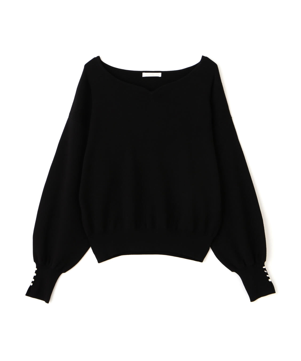 <ハンドウォッシャブル>ハートカット総針ニット