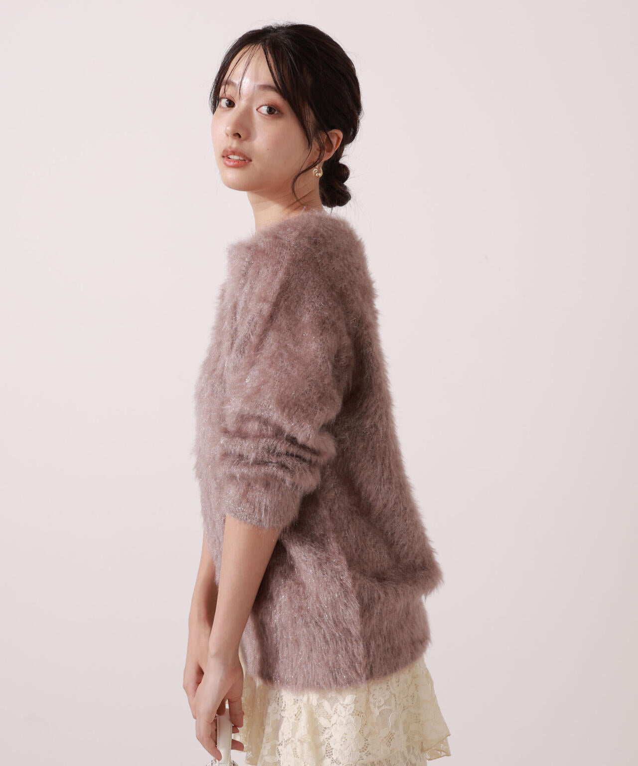 【青島心さん着用】ヘアリーニット