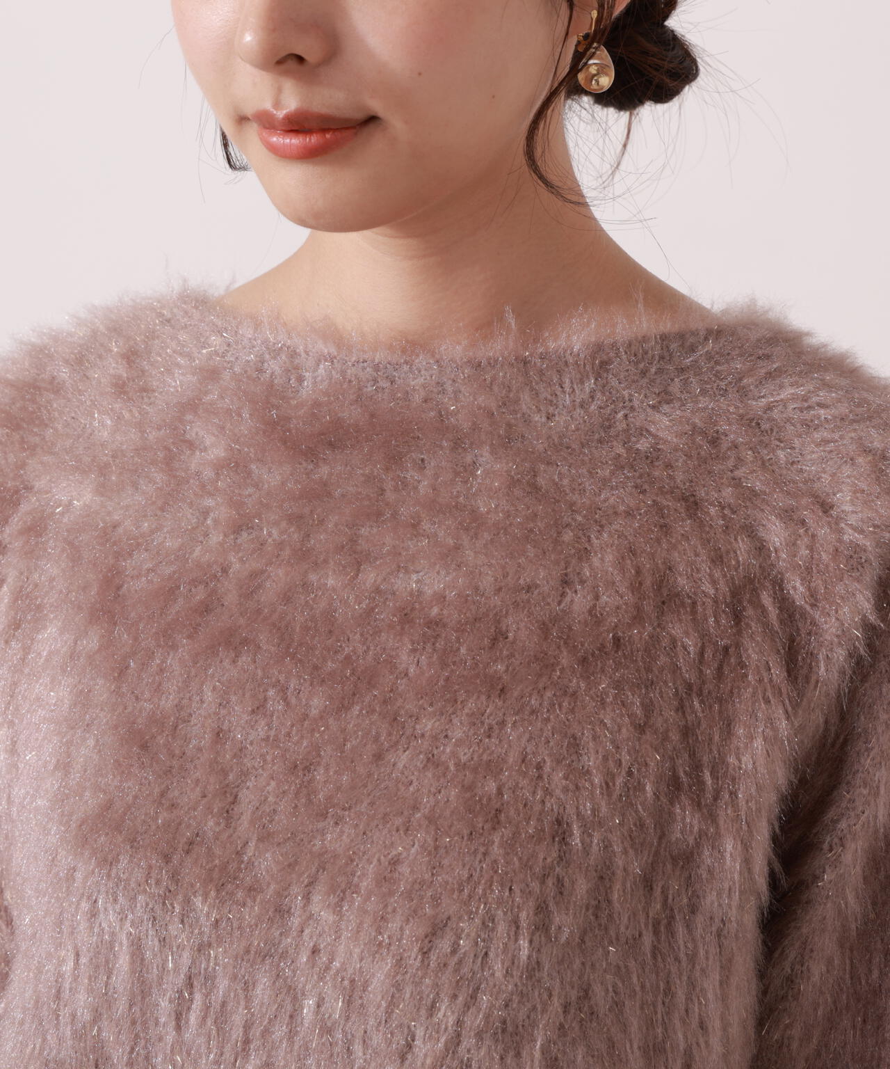 【青島心さん着用】ヘアリーニット