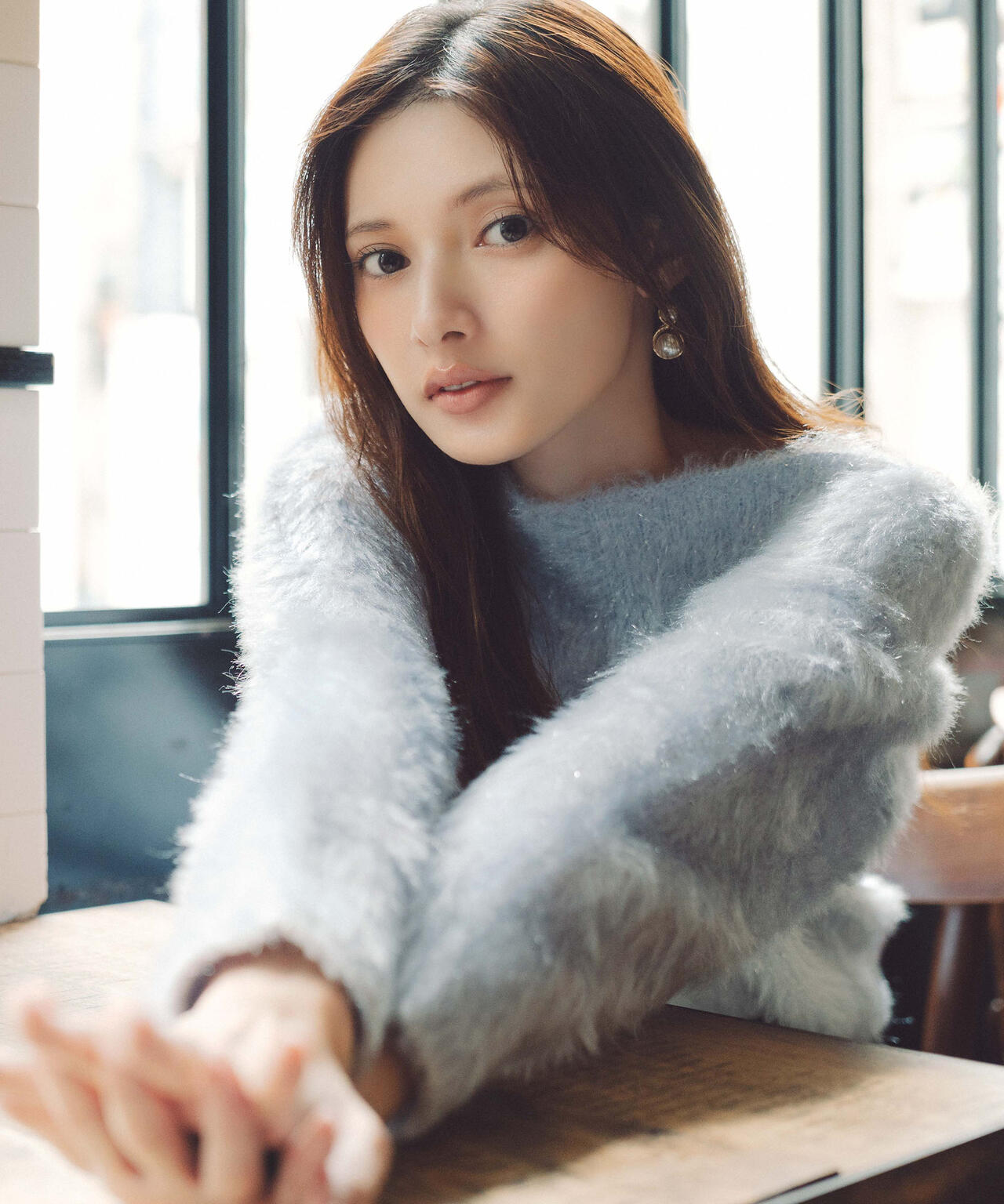 【青島心さん着用】ヘアリーニット