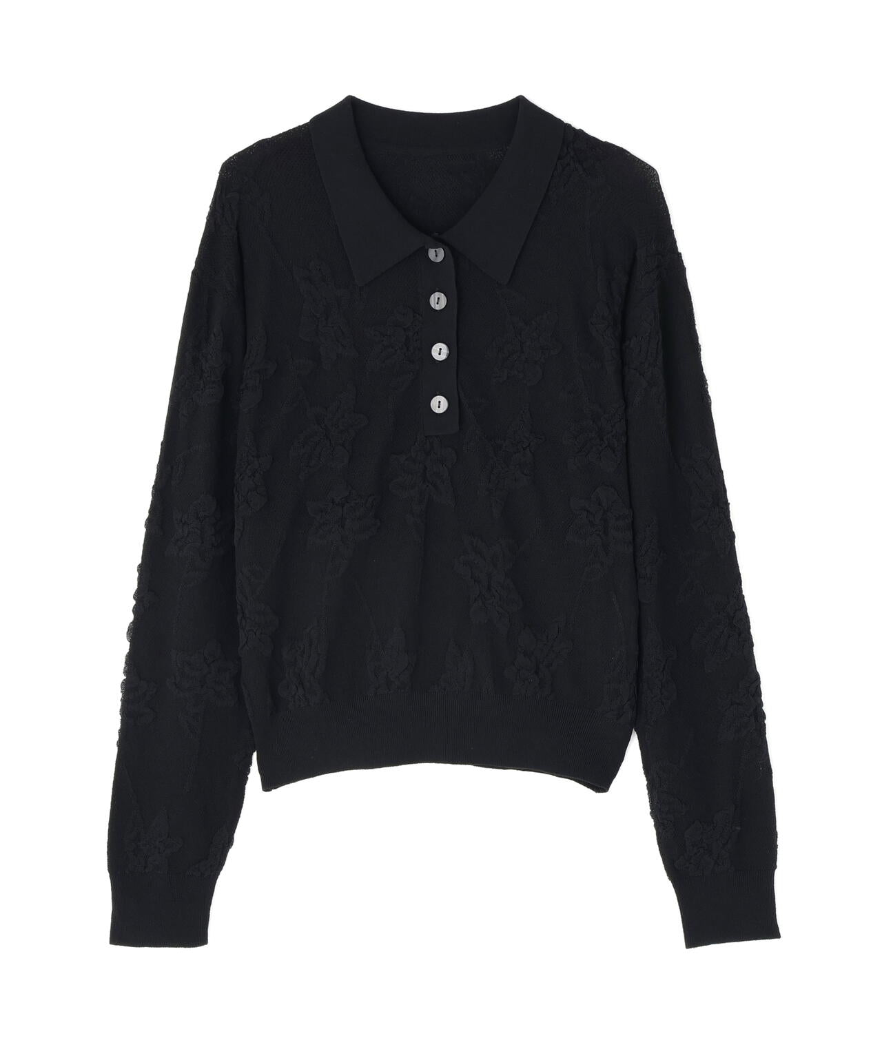 ジャガードレースポロ