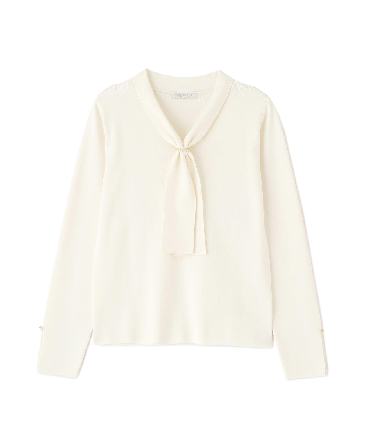 パールリングボウタイニット