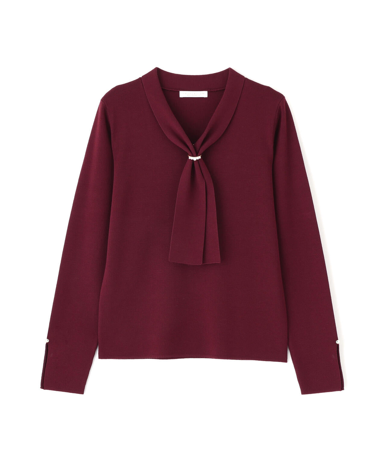 パールリングボウタイニット