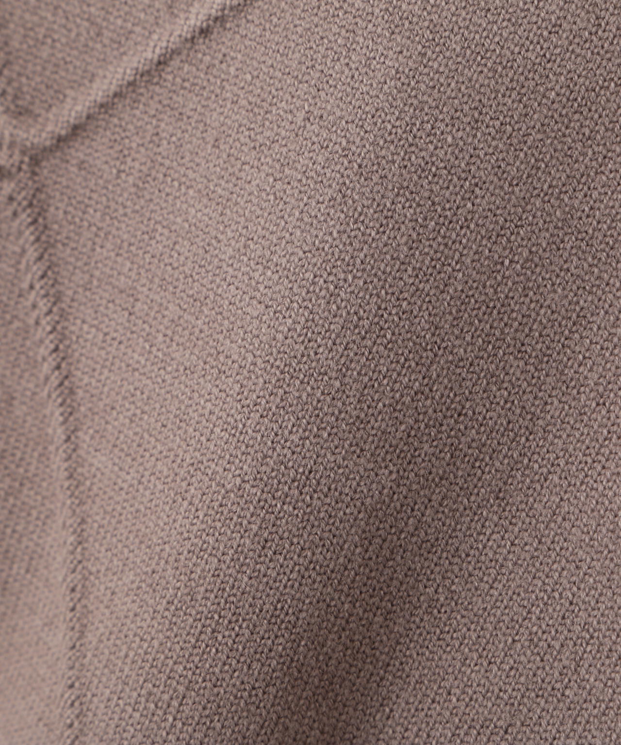 <ハンドウォッシャブル>ダイヤ柄短丈ニット