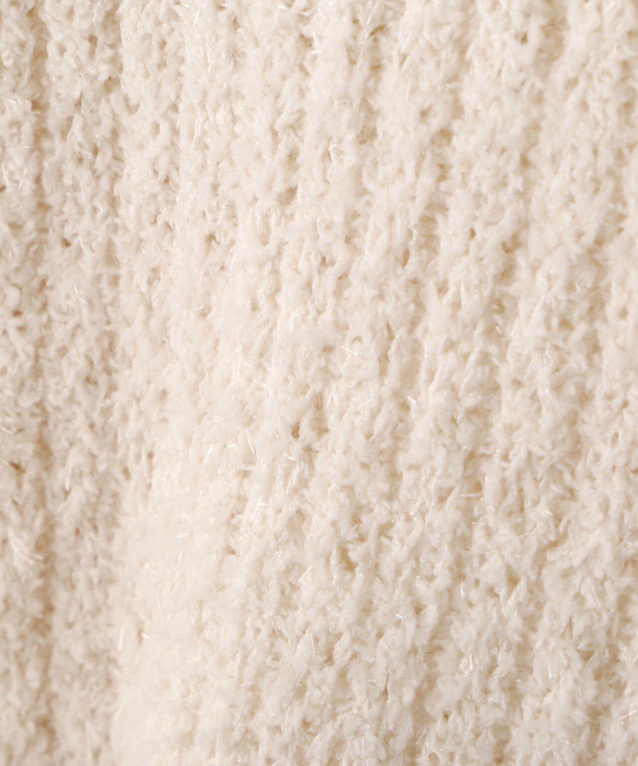 【松川星さん着用】フィルムモール短丈ニット