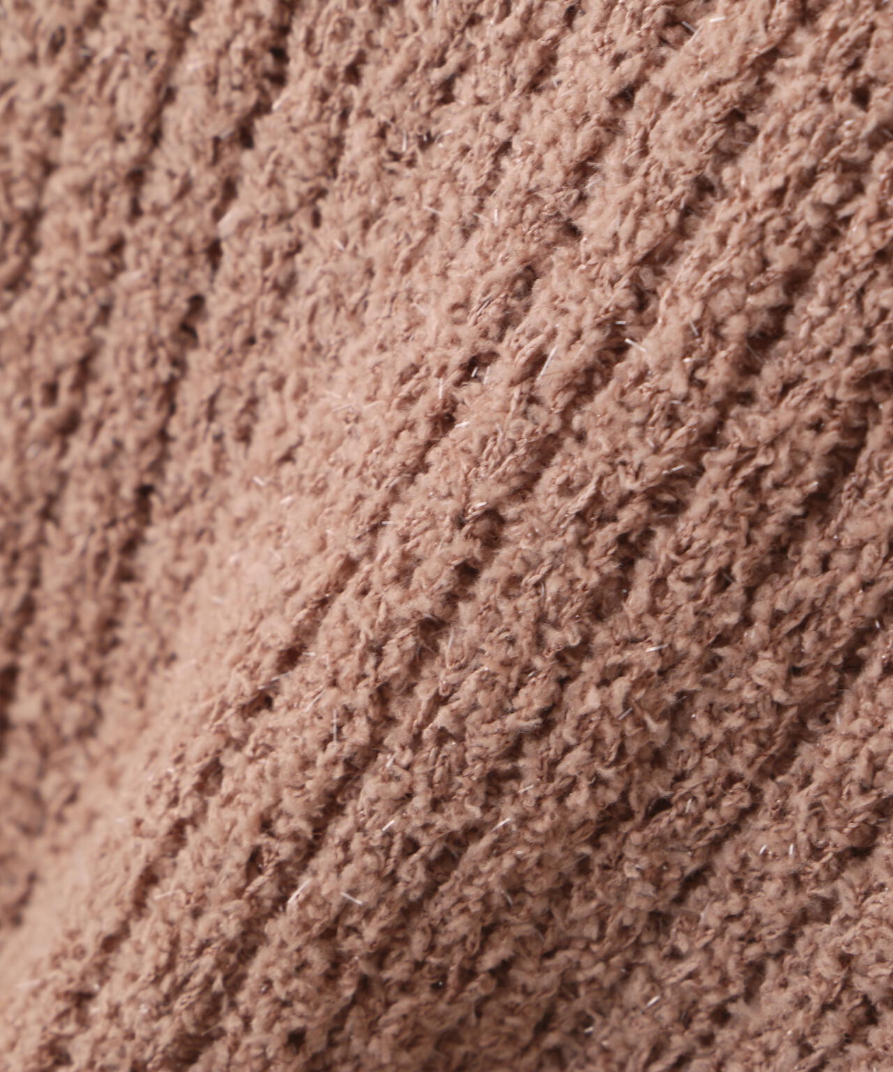 【松川星さん着用】フィルムモール短丈ニット