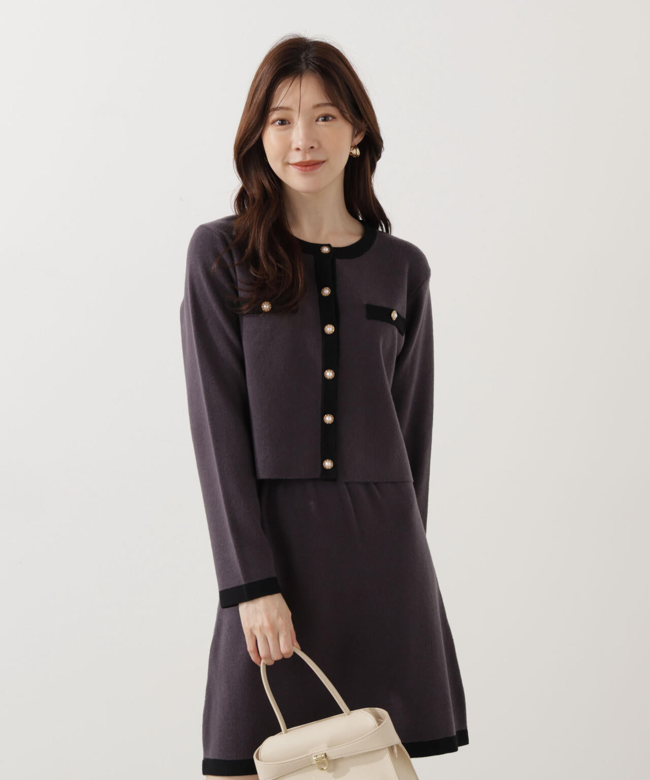 ニットジャケット