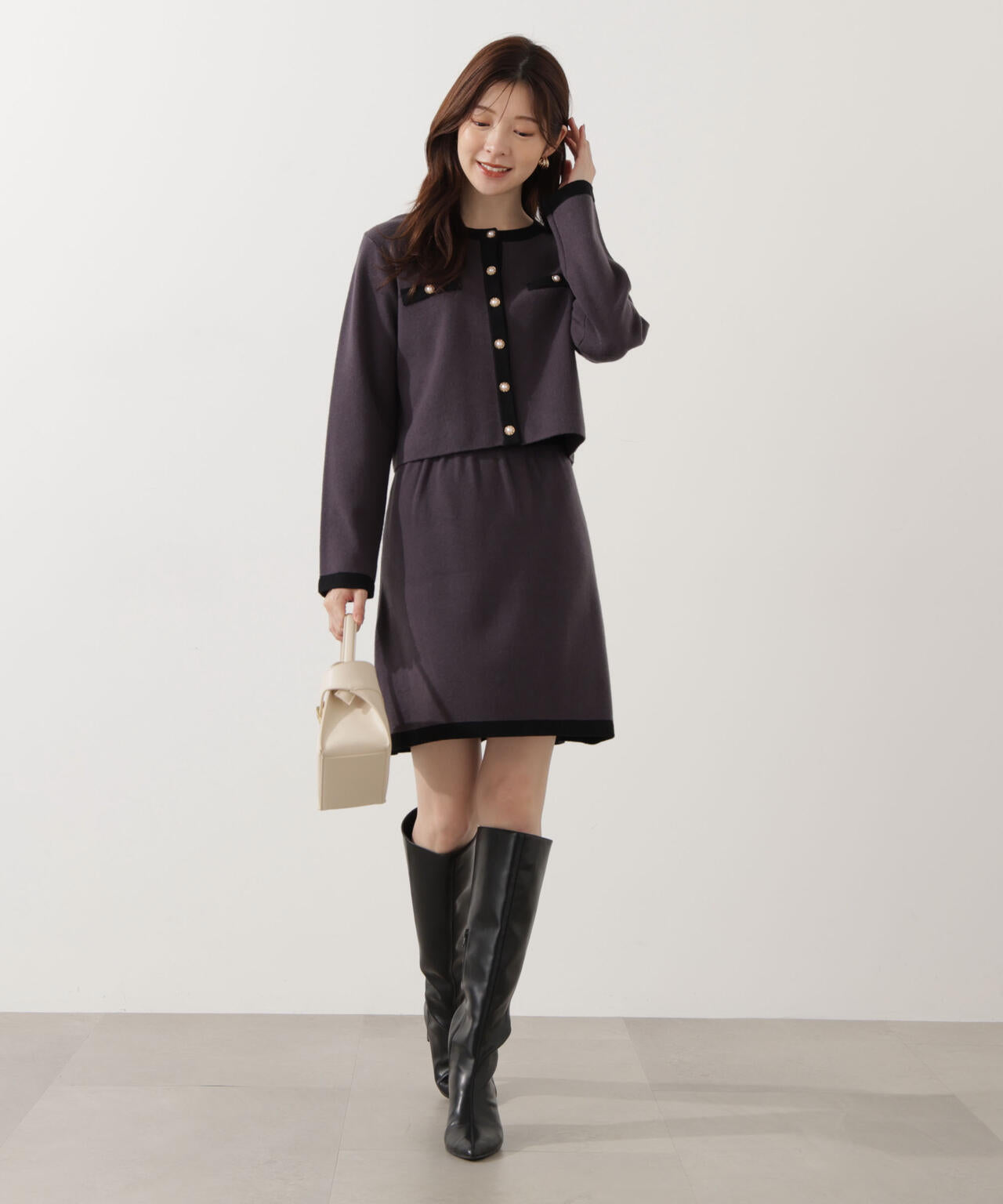 ニットジャケット