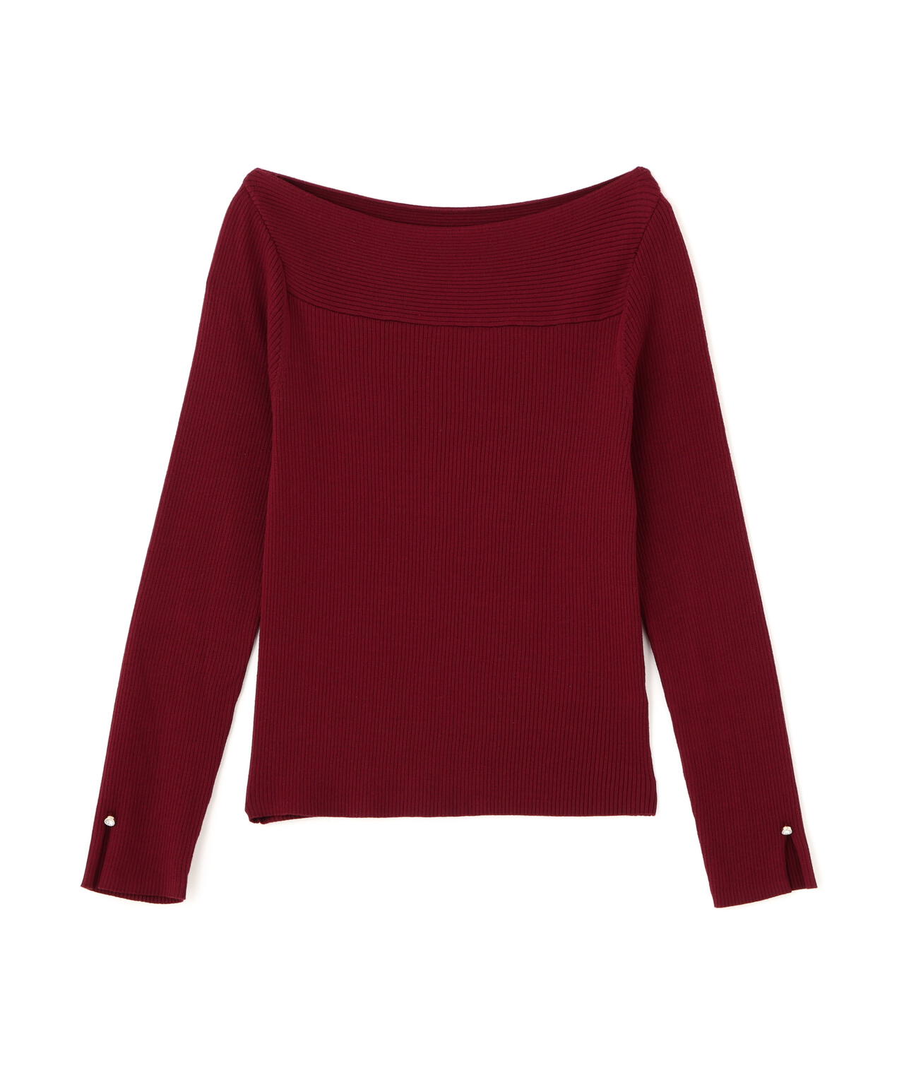 【松川星さん着用】<ハンドウォッシャブル>変わり編みリブニット