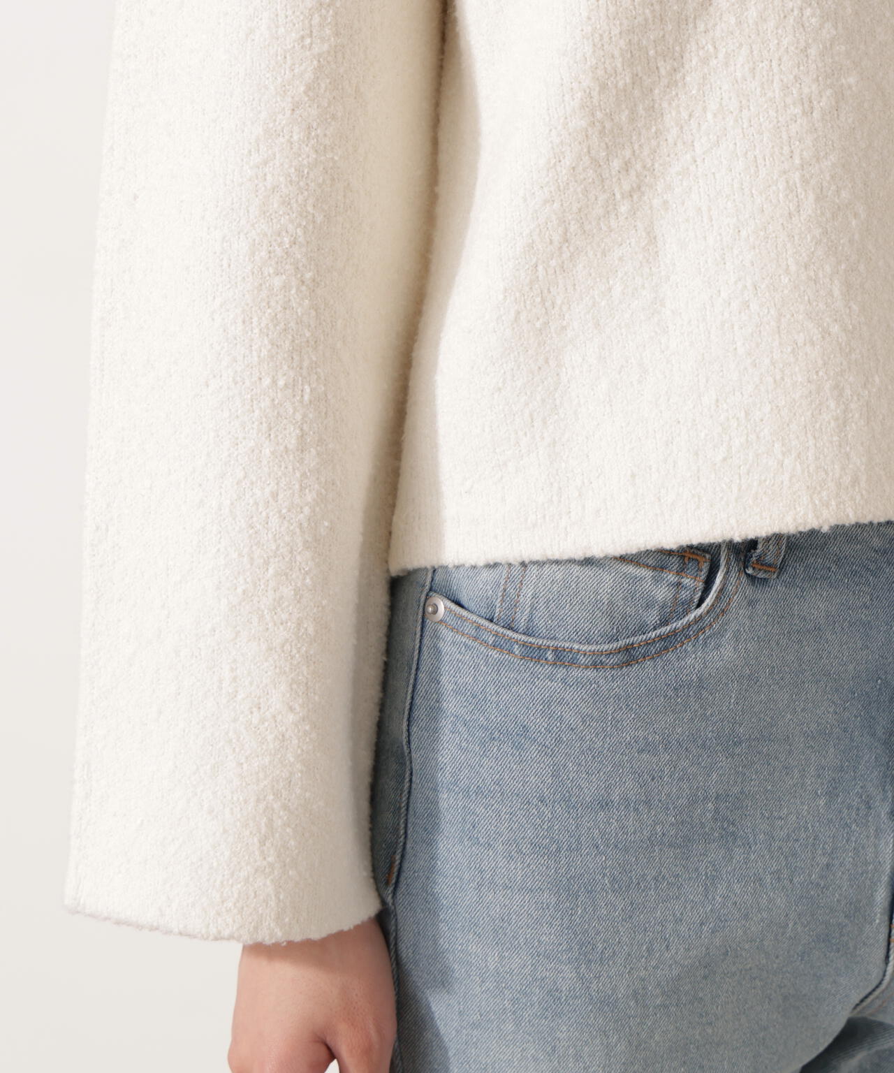 ビッグカラーカーディガン