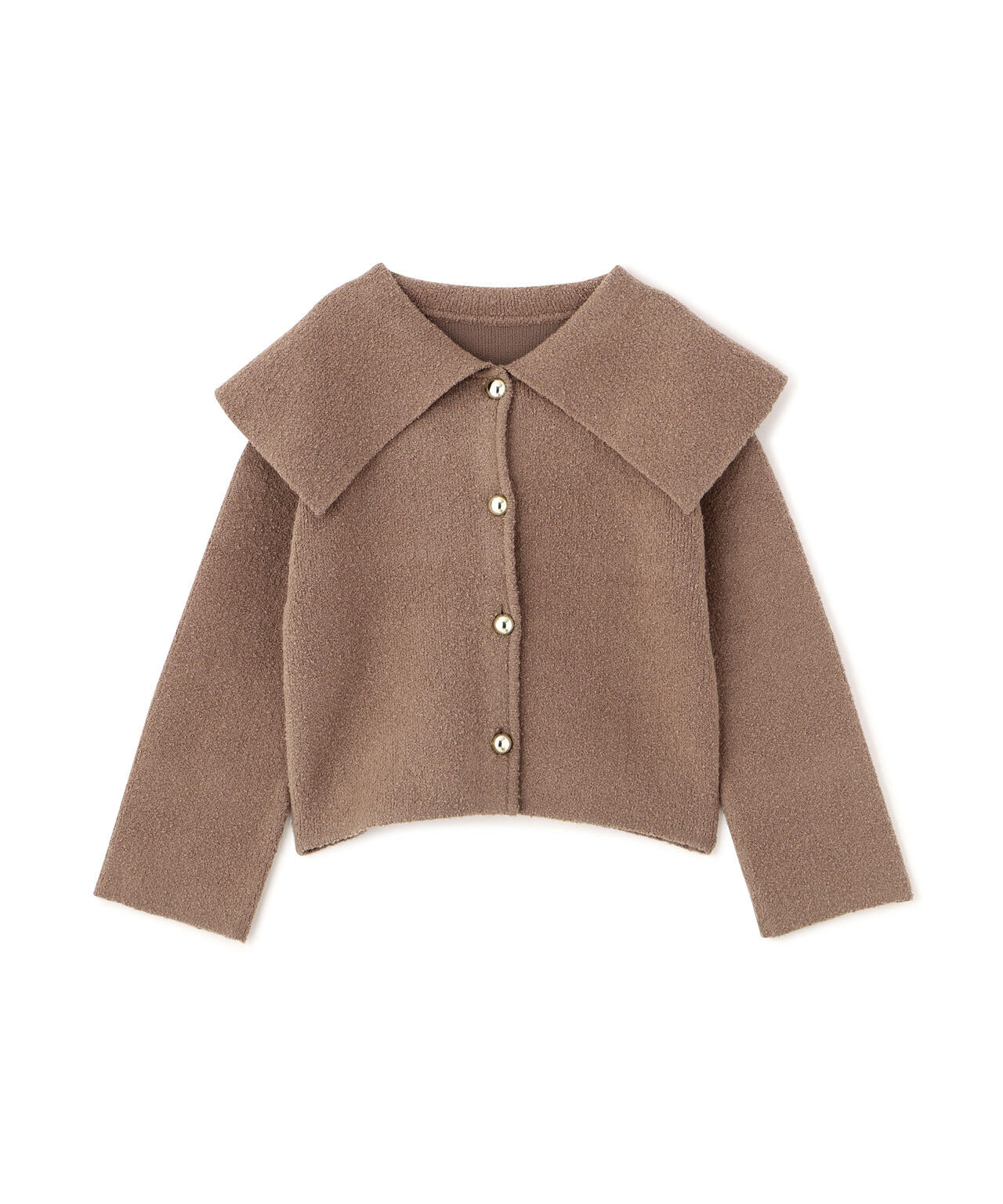 ビッグカラーカーディガン