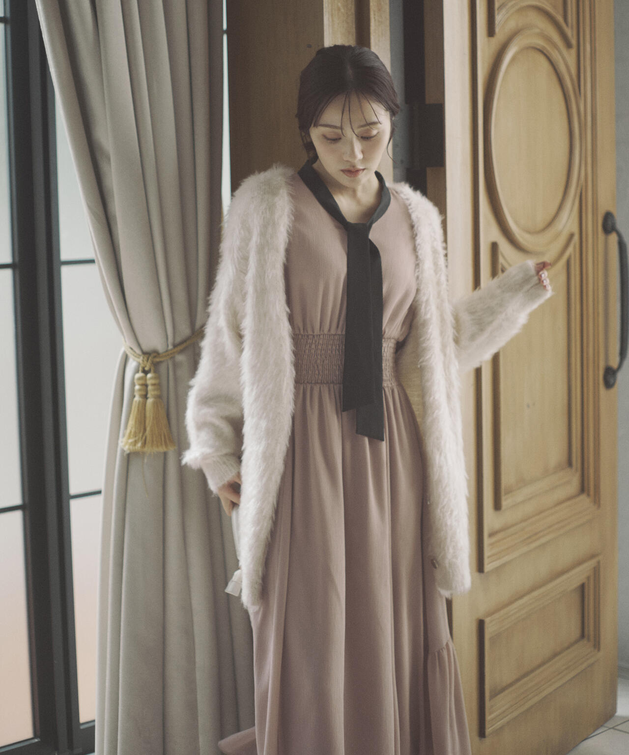 【青島心さん着用】キャットBIGカーディガン