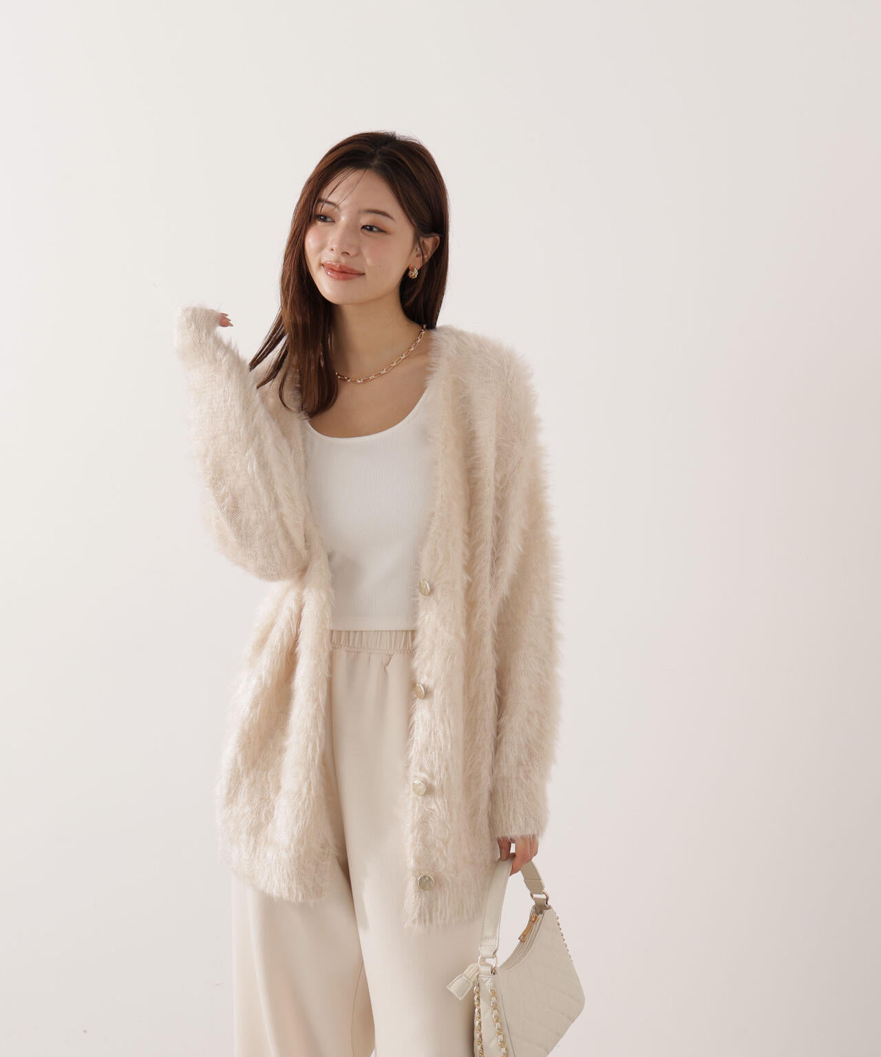 【青島心さん着用】キャットBIGカーディガン
