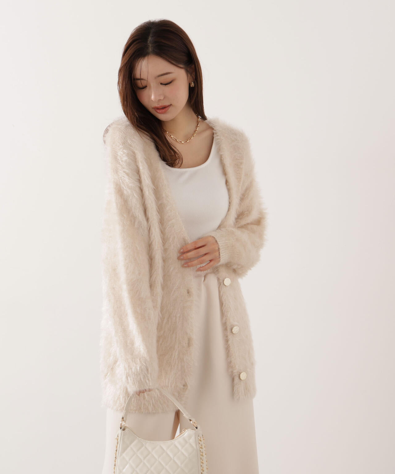 【青島心さん着用】キャットBIGカーディガン