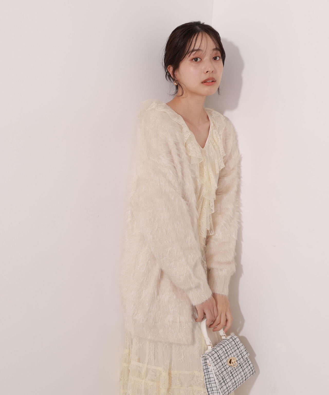 【青島心さん着用】キャットBIGカーディガン