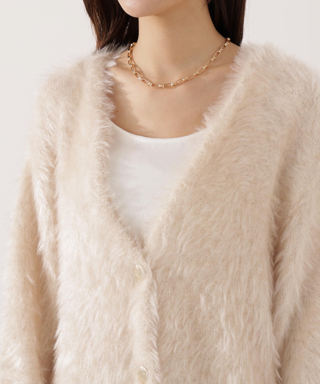 【青島心さん着用】キャットBIGカーディガン