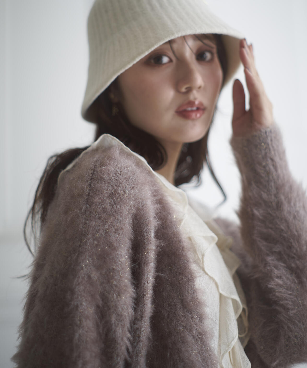 【青島心さん着用】キャットBIGカーディガン