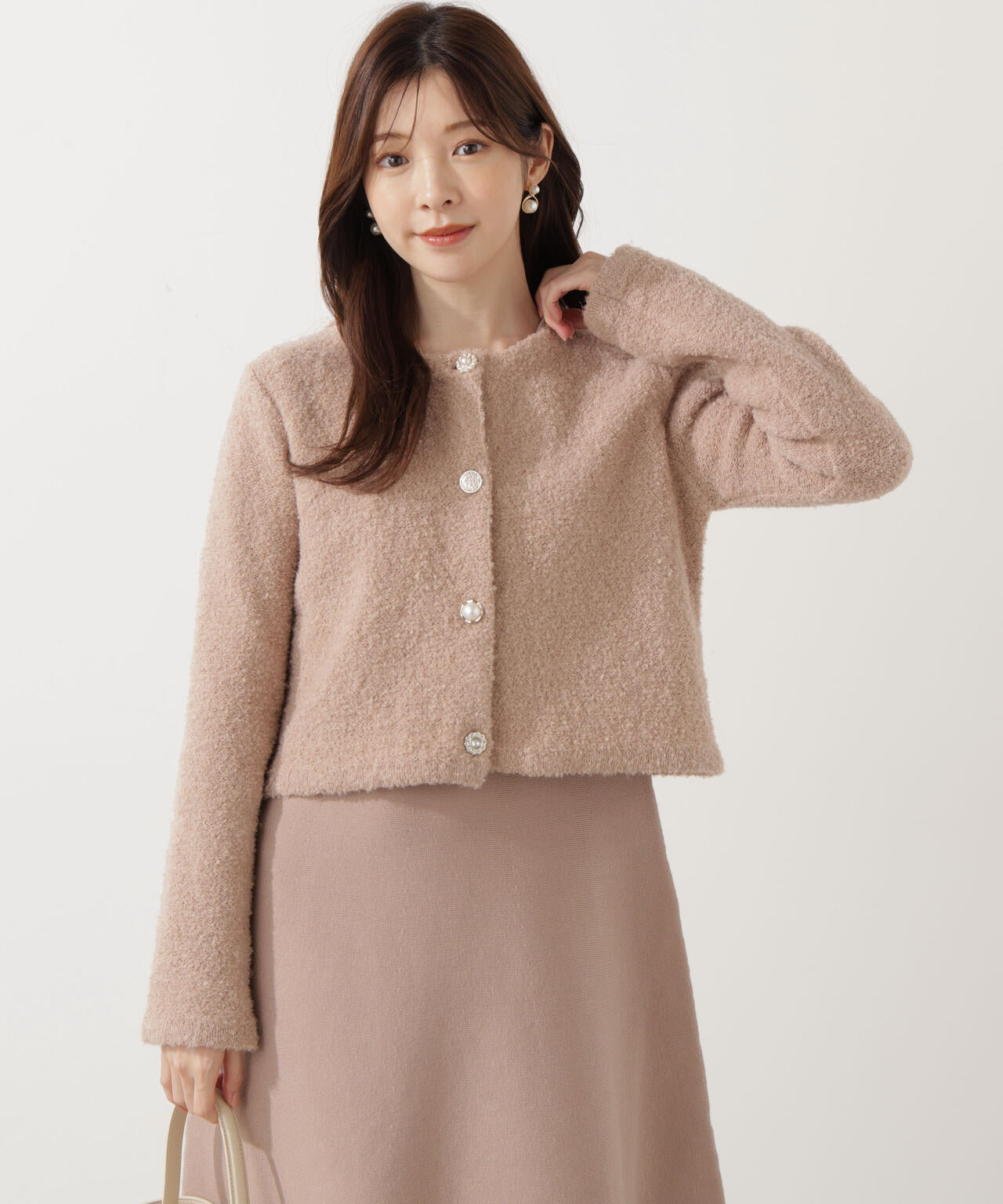 《EDIT COLOGNE》ブークレカーディガン