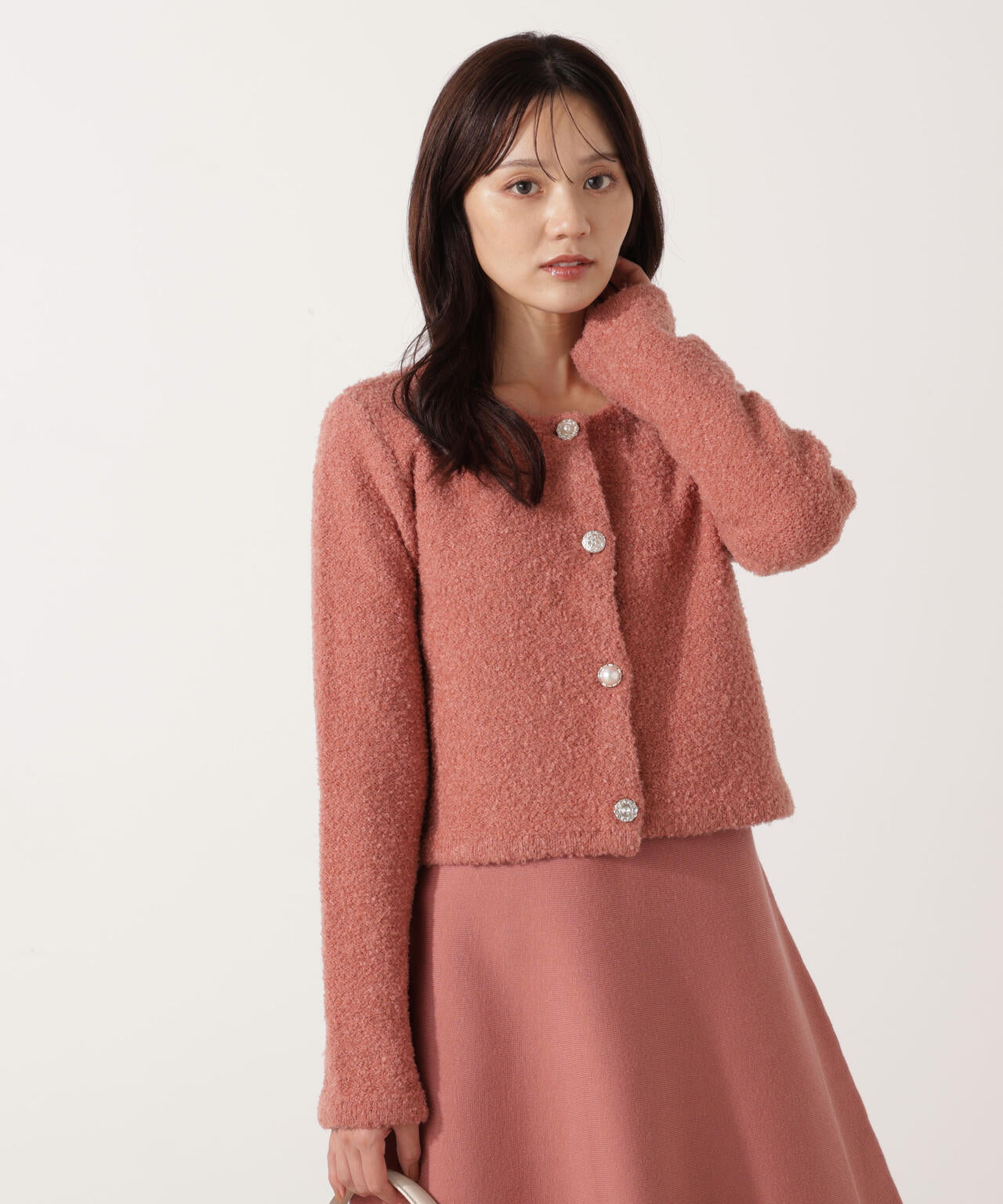 《EDIT COLOGNE》ブークレカーディガン