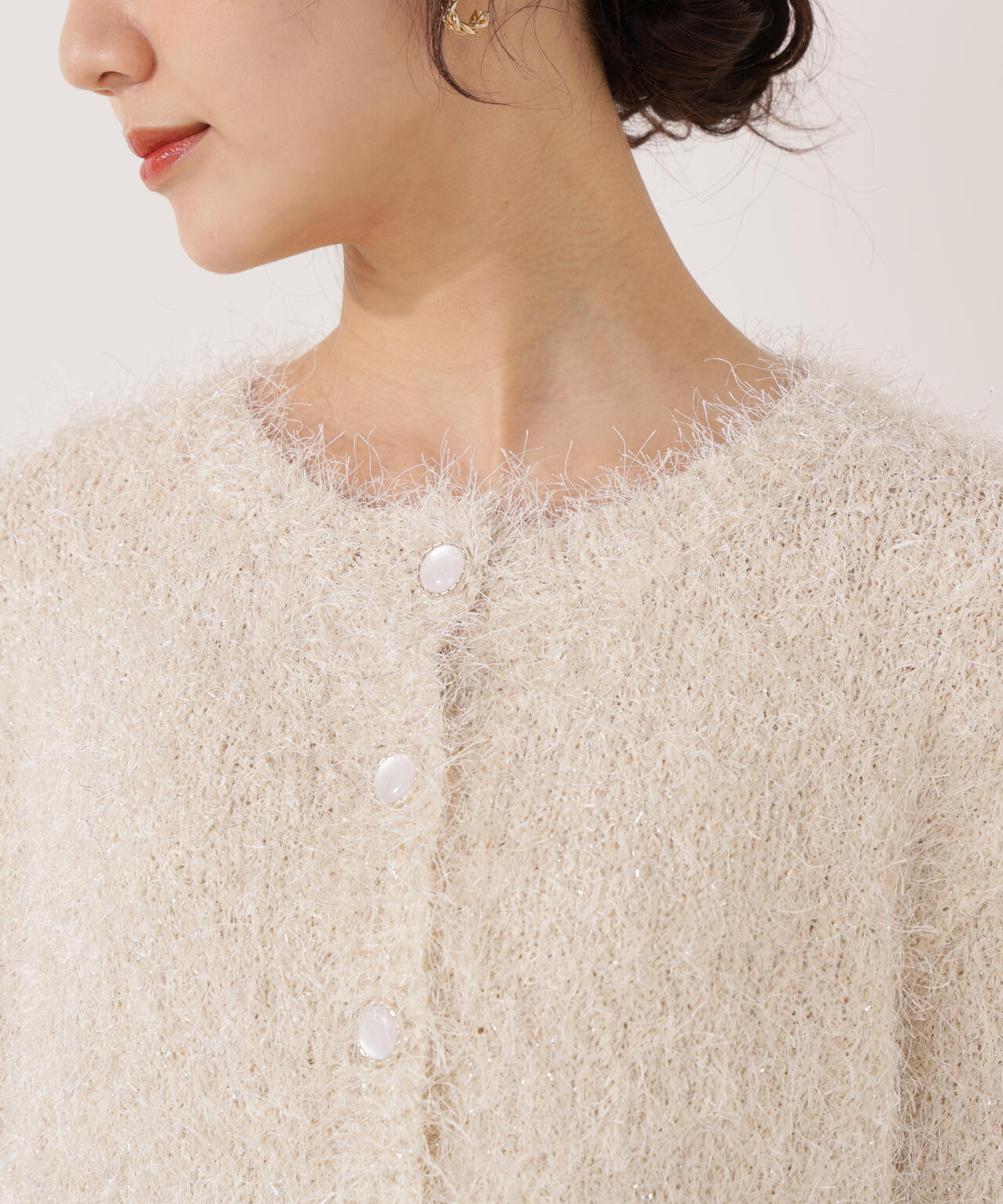 《EDIT COLOGNE》きらふわカーディガン【official site・名古屋パルコ限定】