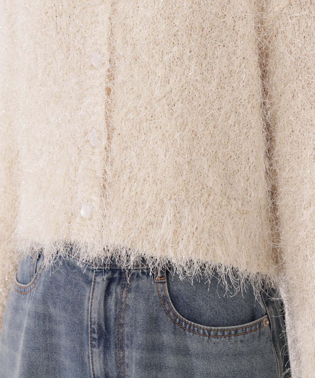 《EDIT COLOGNE》きらふわカーディガン【official site・名古屋パルコ限定】