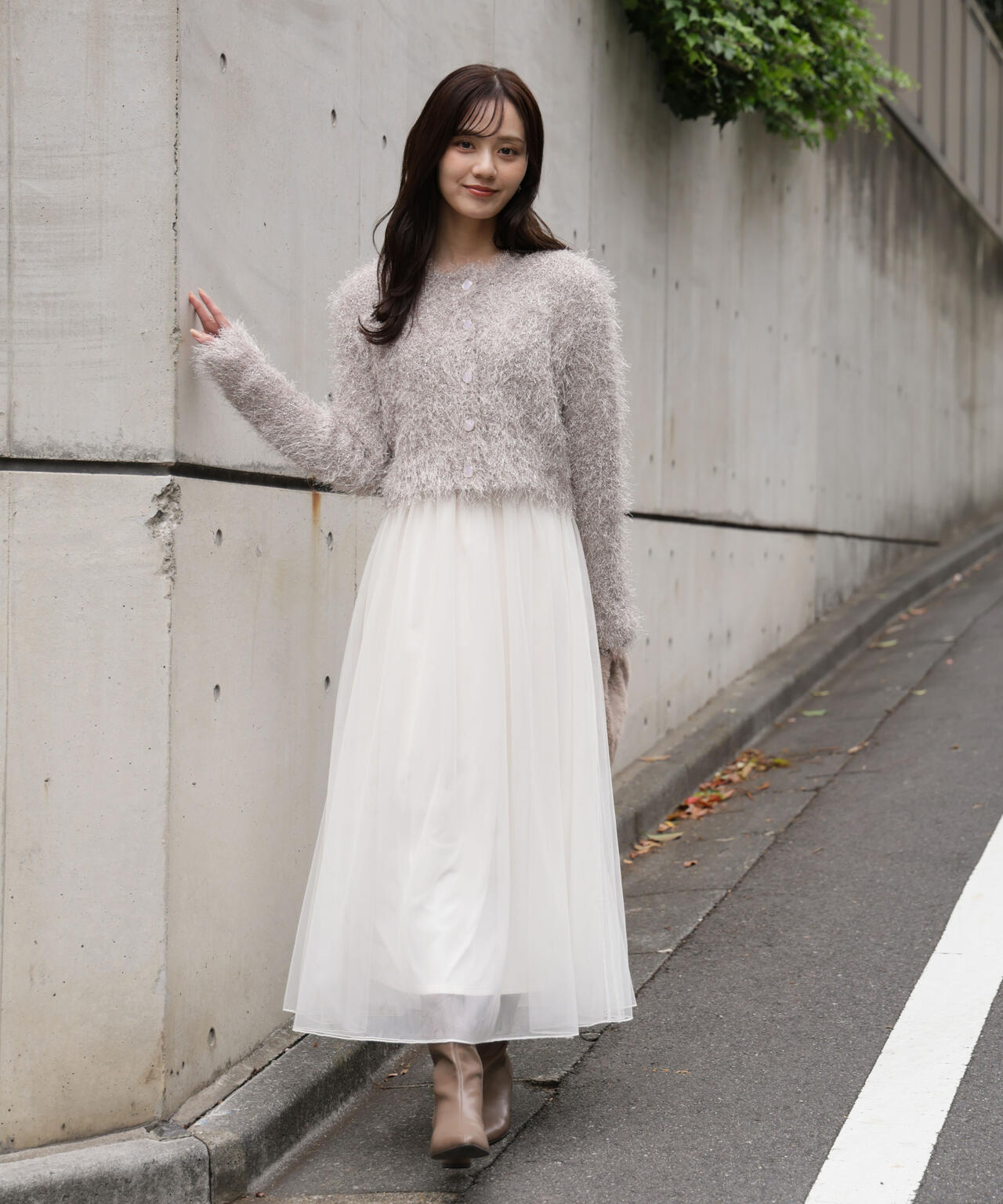 《EDIT COLOGNE》きらふわカーディガン【official site・名古屋パルコ限定】