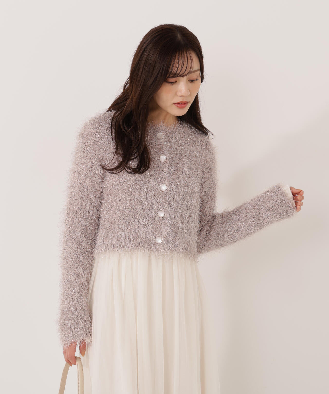 《EDIT COLOGNE》きらふわカーディガン【official site・名古屋パルコ限定】