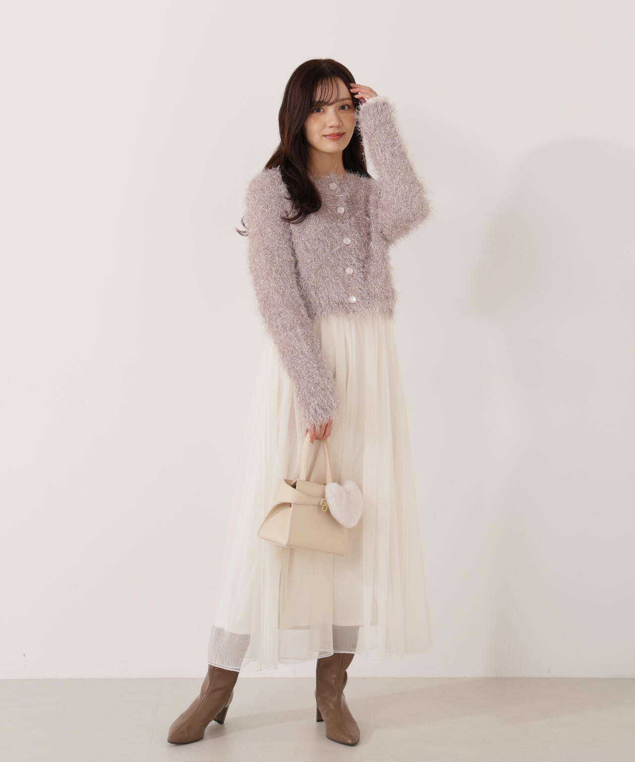 《EDIT COLOGNE》きらふわカーディガン【official site・名古屋パルコ限定】