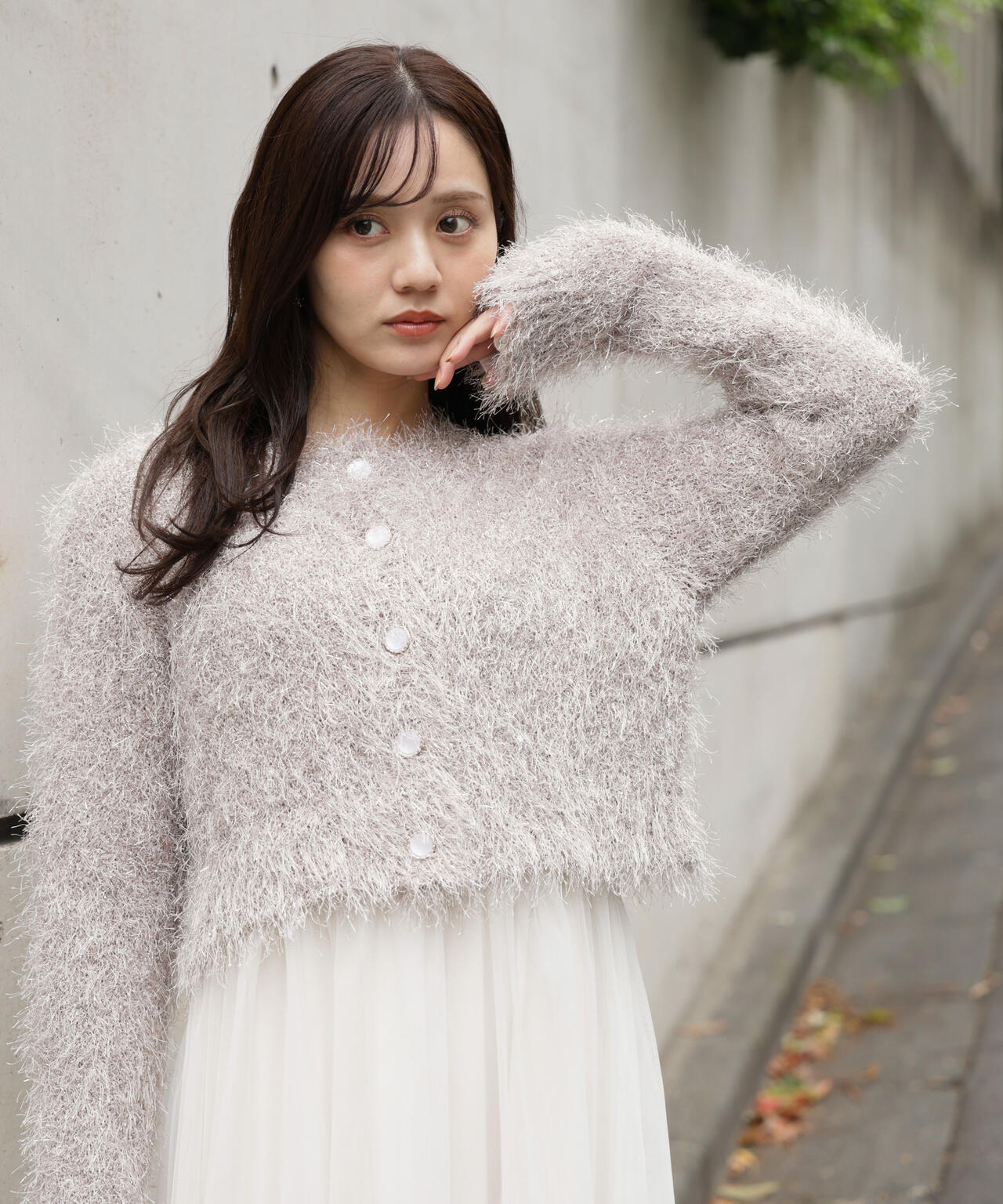 《EDIT COLOGNE》きらふわカーディガン【official site・名古屋パルコ限定】