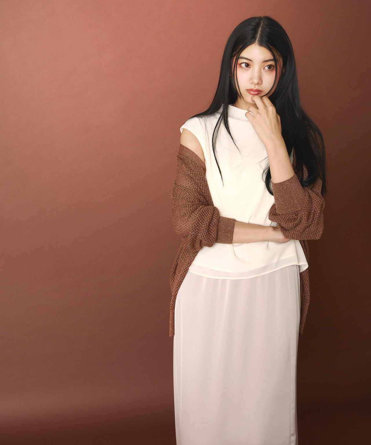 《EDIT COLOGNE》ルーズカーディガン