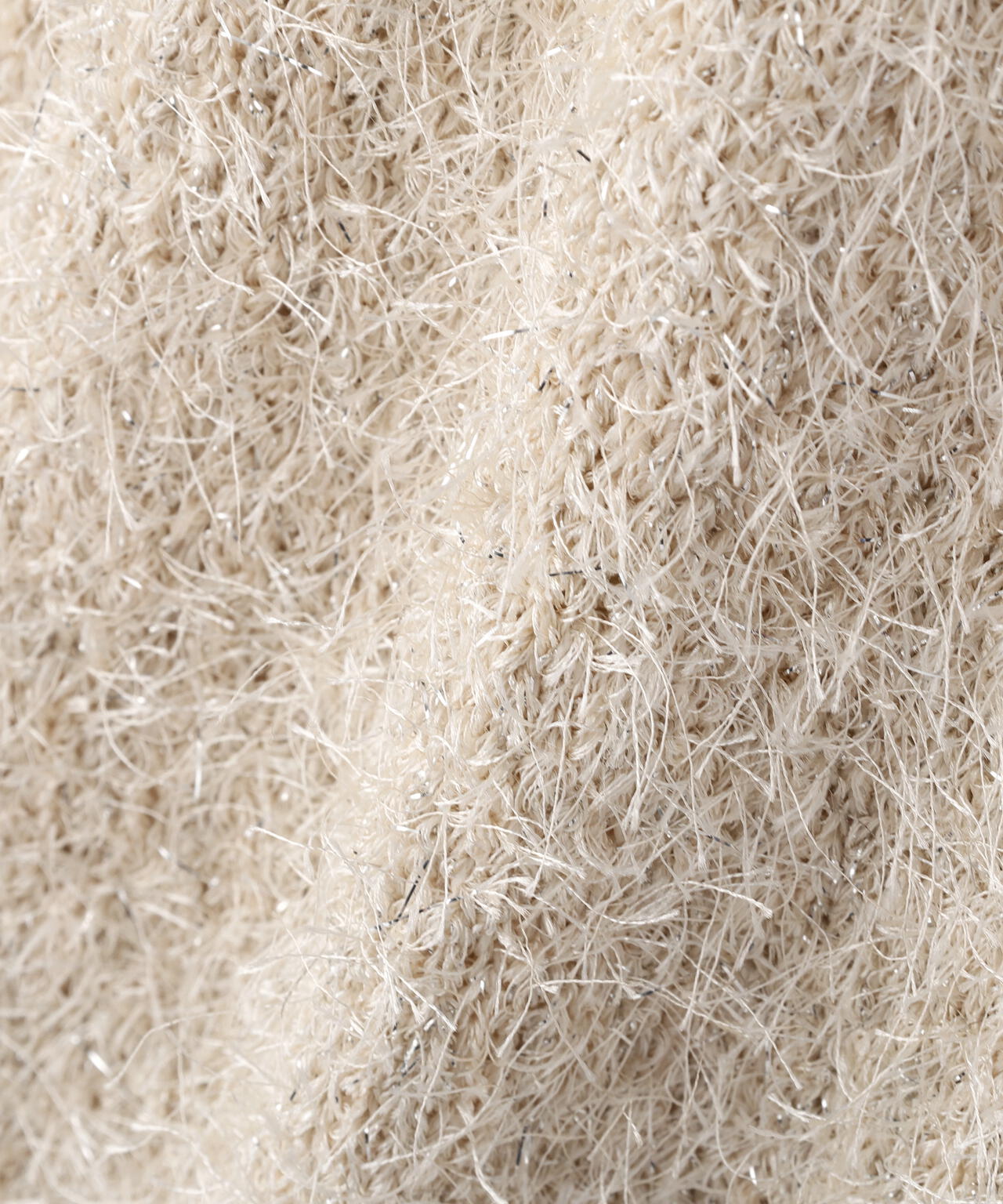 《EDIT COLOGNE》ラメフェザーカーディガン